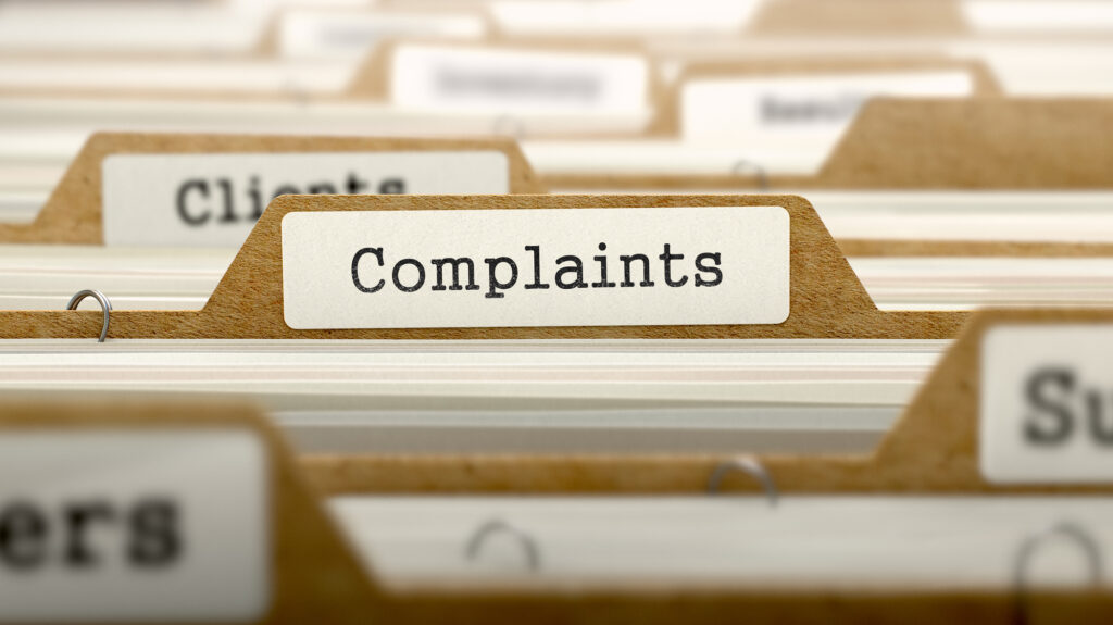 Complaints
